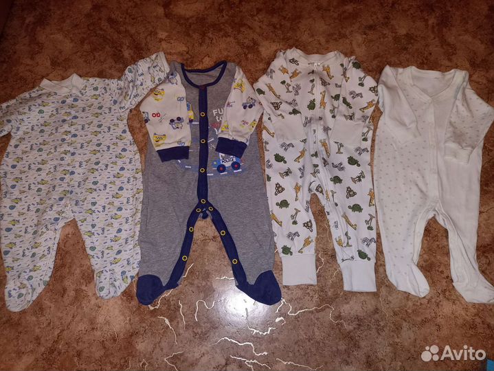 Вещи пакетом на мальчика 62 68