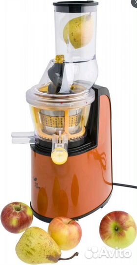 Соковыжималка Kitfort KT-1102-1, Orange шнековая