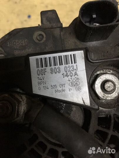 Генератор 140А 06F903023J 1.9tdi VW, Audi, Skoda
