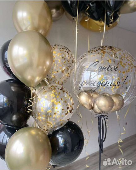 Шары гелиевые, букеты в корзинке, цветы, фигурки