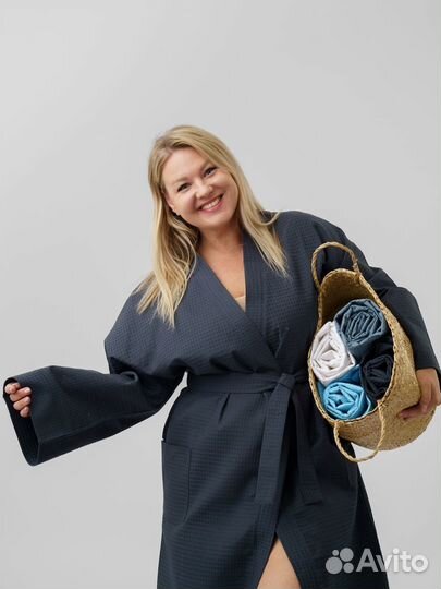 Халат банный вафельный Артикул 146 - 143