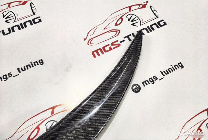 Спойлер на BMW X6 series E71 M-Perfomace Карбон