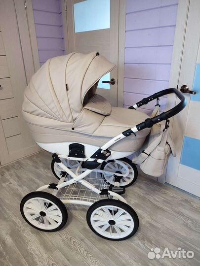 Коляска 2 в 1 эко кожа