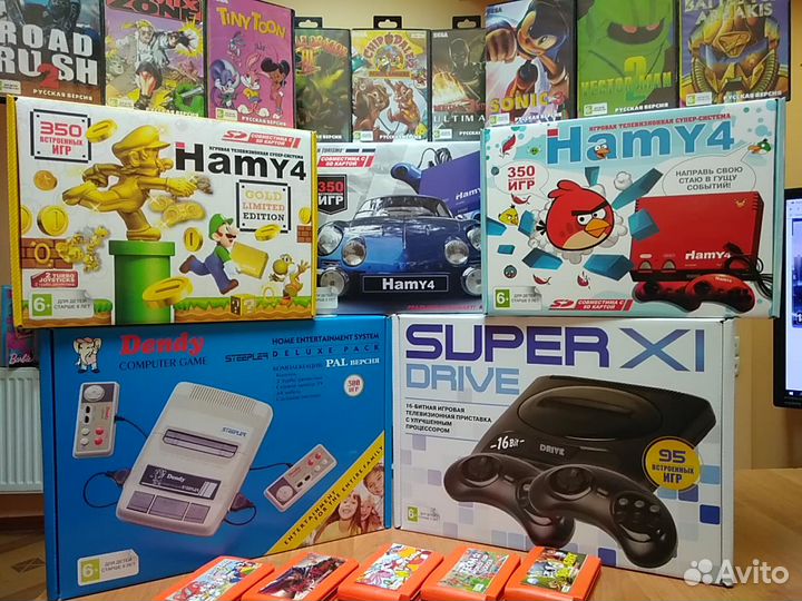 Dendy Sega Hamy приставки игры картриджи новые