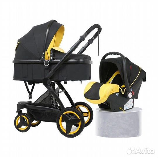 Коляска-трансформер 3 в 1 Luxmom (Belecoo) X6