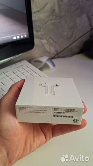 Беспроводные наушники apple airpods 2 оригинал