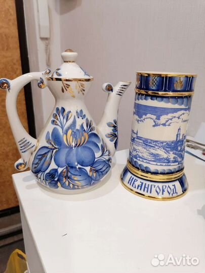 Посуда Гжель