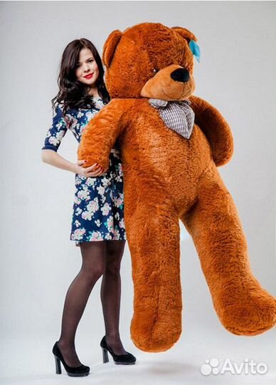 Мишка 200см карамельный большой медведь