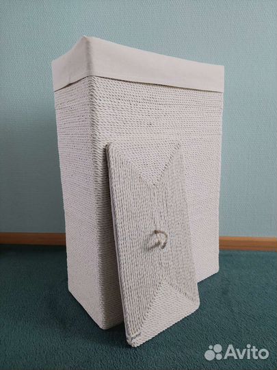 Корзина для белья и хранения, белая