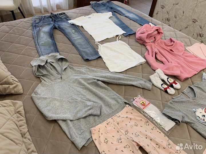 Одежда для девочки пакетом 110 116