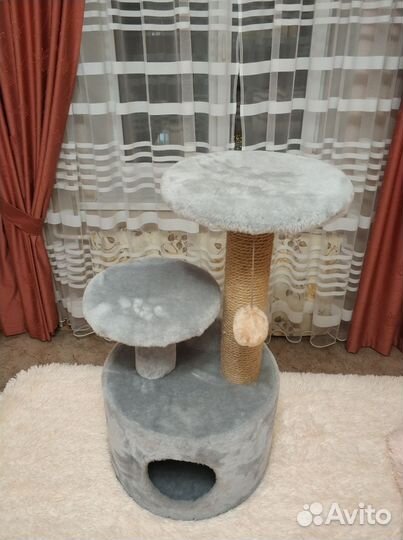 Домик для кошки с когтеточкой