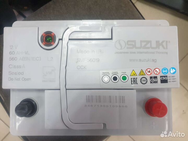 Аккумулятор suzuki