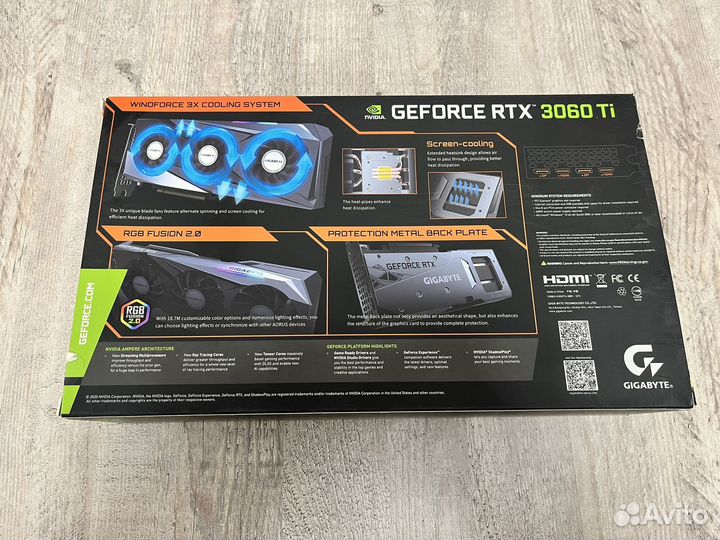Видеокарта Gigabyte RTX 3060 TI