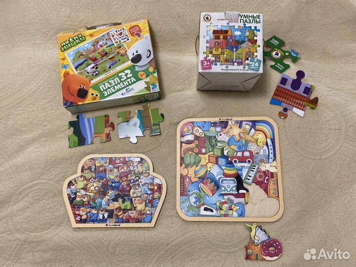Развивающие игрушки пазлы