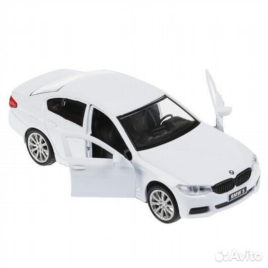 Машина BMW 5 Series Sedan M-Sport 12 см белая металл инерция Технопарк 5ER-12-WH