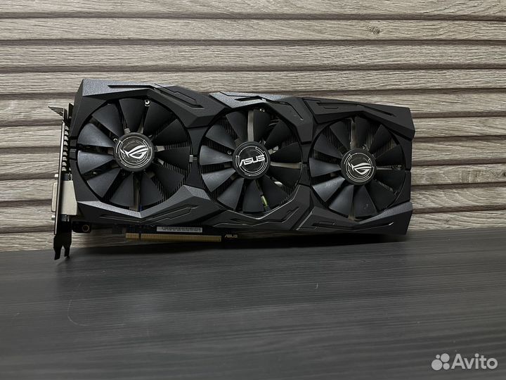 Игровая видеокарта GeForce GTX 1080 Asus Strix