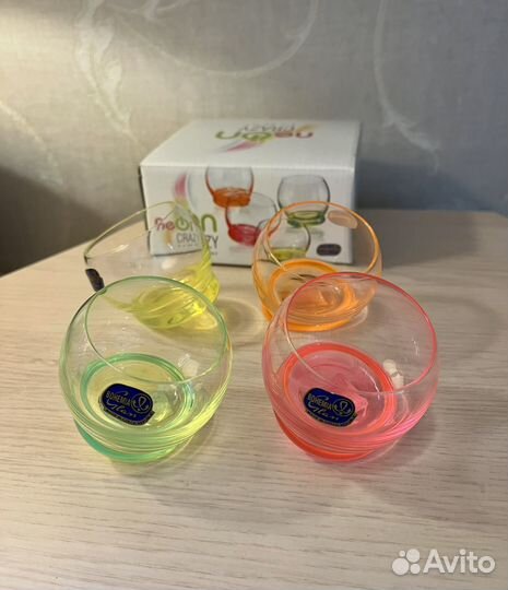 Рюмка стопки неваляшка богемия