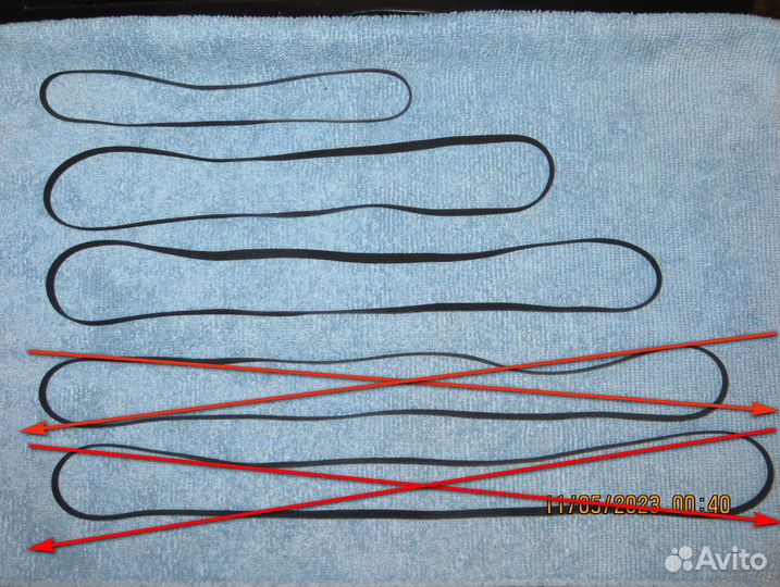 Пассик для проигрывателя винила Арктур Вега Унитра