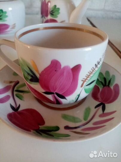 Чайный сервиз СССР Вербилки 1965 г