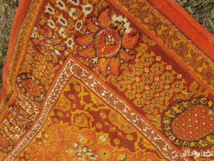 Ковер 3м на 2,20 натуральный шерстяной