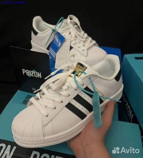 Кроссовки adidas superstar оригинал poizon