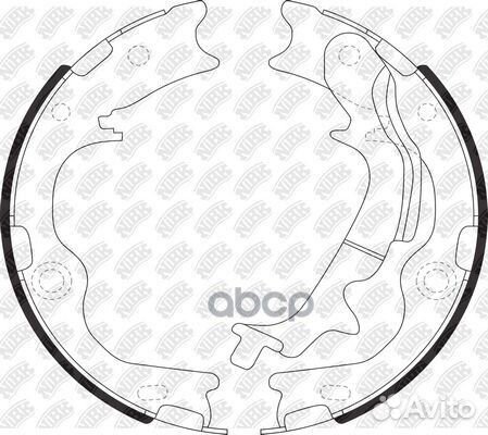 Колодки ст.тормоза KIA sportege 10/hyundai IX