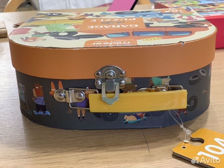 Пазлы картонные