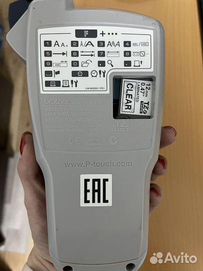 Принтер для печати этикеток brother p touch 1010