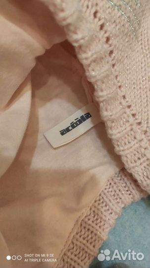 Комплект шапка, варежки