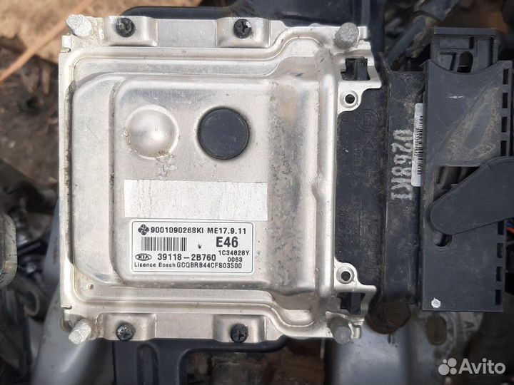 Киа рио3 блок управления двигателем эбу