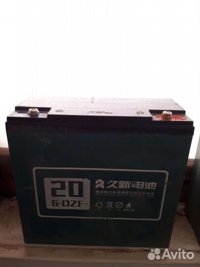 4 Гелевых аккумулятора по 12v 20Ah