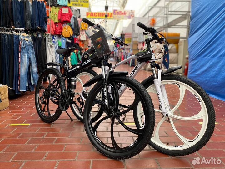 Велосипед на литых дисках