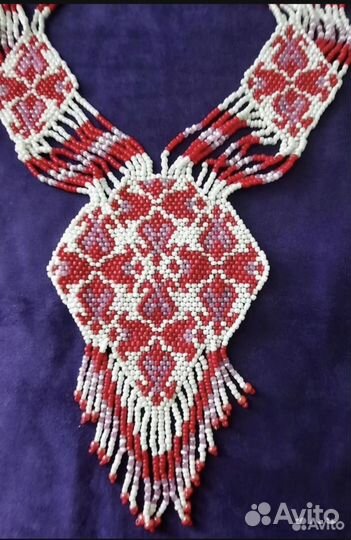 Гердан из бисера