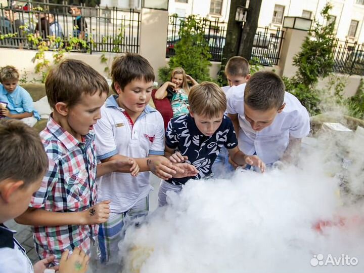 Аниматоры Фокусник Химия Тесла Выпускные Пена Пузы