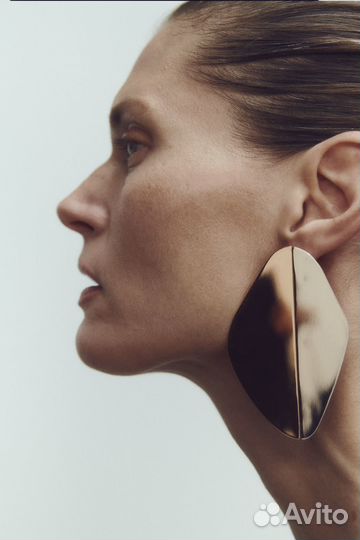 Серьги/клипсы zara листайте фото