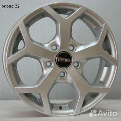 Диск Tech Line 511 6х15 PCD 5х108 ET 52,5 DIA 63,3