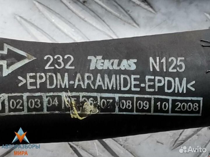 Патрубок отопителя (печки) Peugeot 308 T7 2009