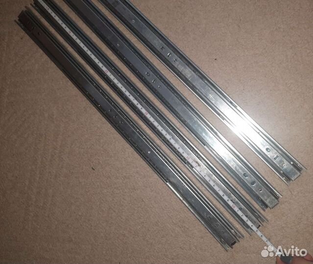 Полозья металлические мебельные шариковые 55 см