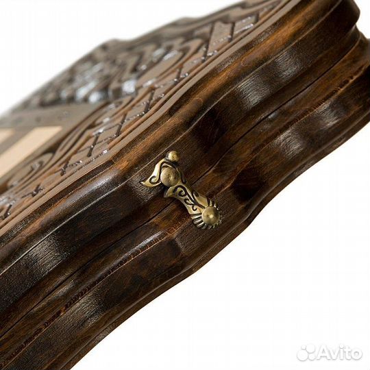 Шахматы и нарды резные Вейката 41 х 50 см бук Армения 62729