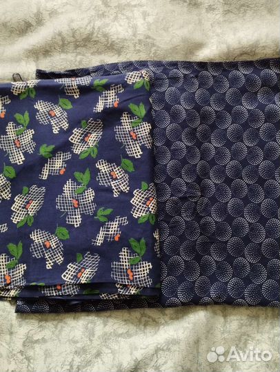 Отрез винтажной ткани СССР (штапель)