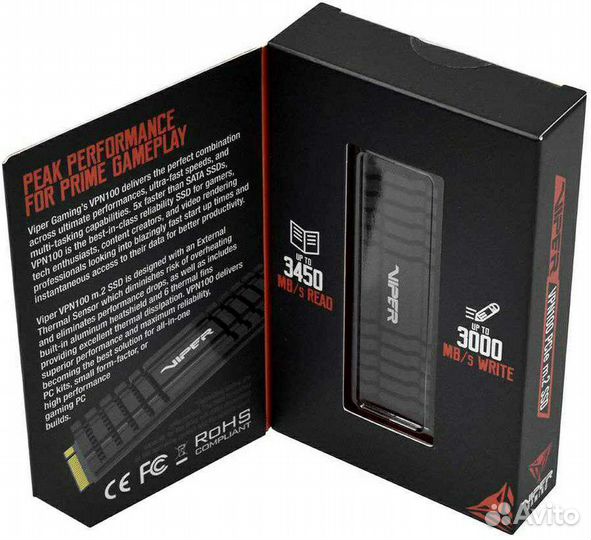 SSD накопитель patriot Viper VPN100 VPN100-2tbm28h