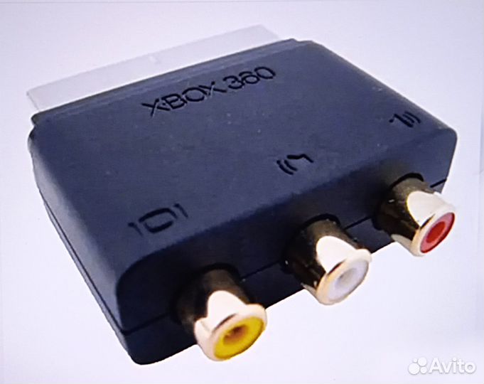 Переходник scart-RCA xbox360
