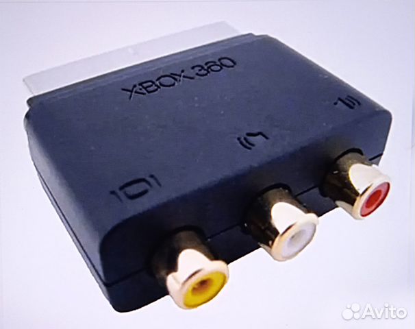 Переходник scart-RCA xbox360