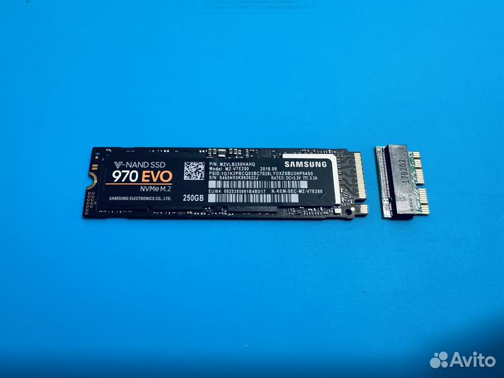 SSD NVMe M.2 250 gb Samsung 970 EVO (Д-549)
