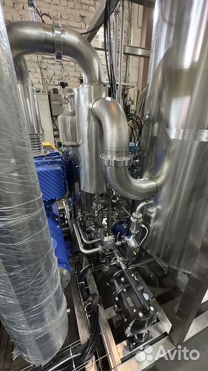 Проточно-выпарная установка, 700 л/ч по испар. вл