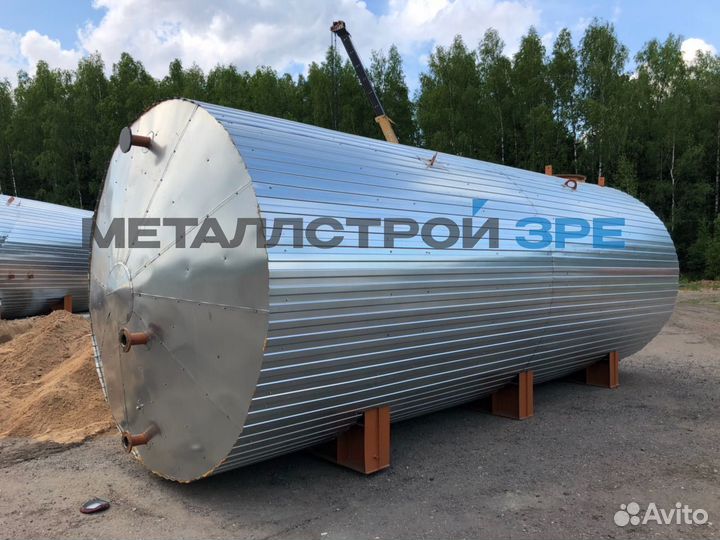 Резервуар горизонтальный стальной ргс-75 кубов