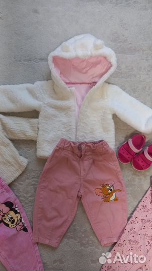 Вещи пакетом на девочку 80