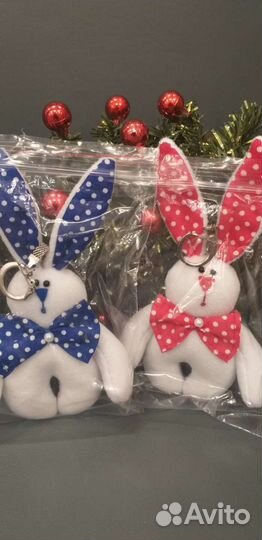 Кролики и коты-символы года.Ручная работа