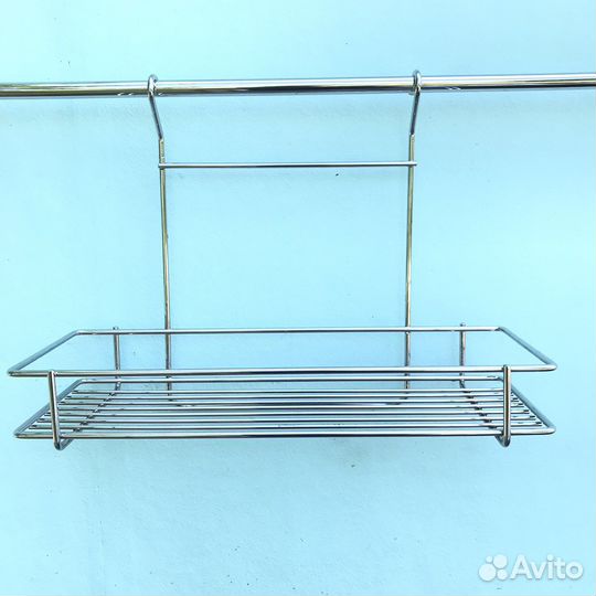 Полки для рейлинга Италия хром глянец