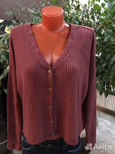 Кофточка женская на пуговицах и без все размеры